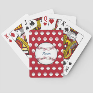 Rote personalisierte Baseball-Klassiker-Spielkarte Spielkarten