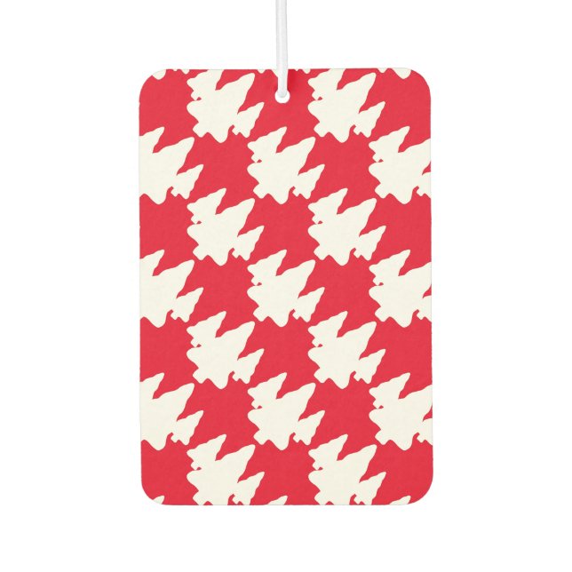 Rote Pinienwälder Autolufterfrischer (Vorderseite)