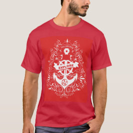 Rote Piraten T-Shirt