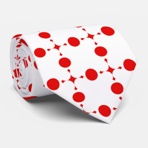 Rote Polka-Punkte, Polka-Dottern-Muster, Punkte, g Krawatte