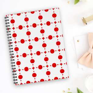 Rote Polka-Punkte, Polka-Dottern-Muster, Punkte, g Planer