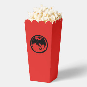 Rote Popcornboxen aus dem Schwarzen Drachen Geschenkschachtel