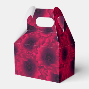 Rote Poppione Geschenkschachtel