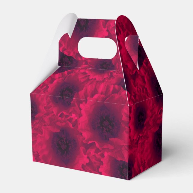 Rote Poppione Geschenkschachtel (Vorderseite)