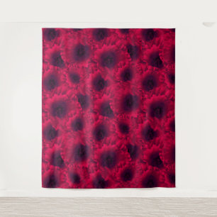 Rote Poppione Wandteppich