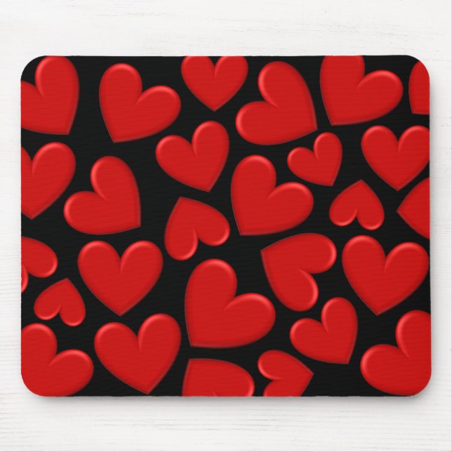 Rote Puffhörnchen Mousepad (Vorne)