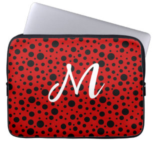 rote pünktchen laptopschutzhülle