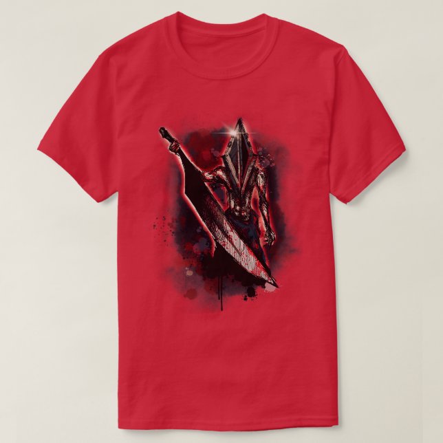 Rote Pyramide T-Shirt (Design vorne)