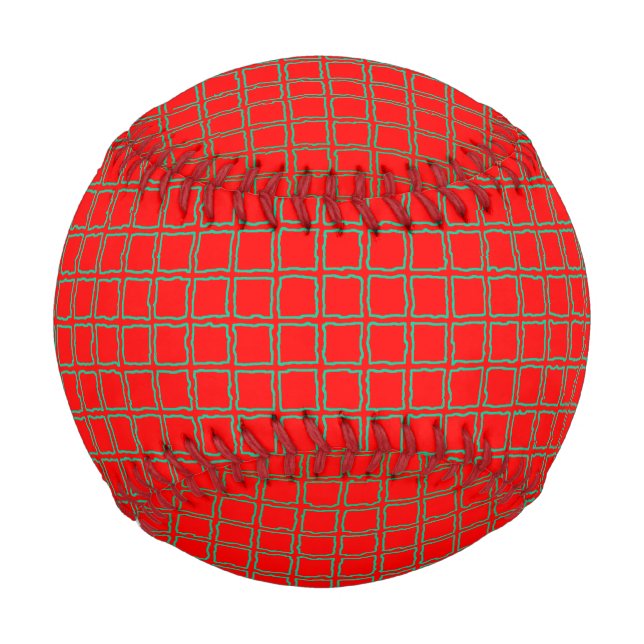 Rote Quadrate Baseball (Vorderseite)