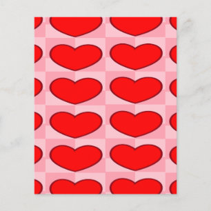 Rote Quadrate der Liebe