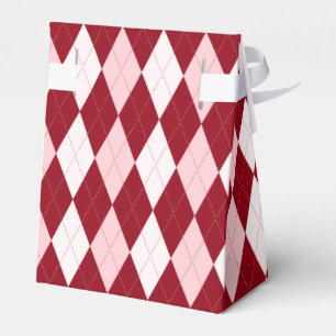 Rote Raute Crimson Pink Kleine Diamantform Geschenkschachtel
