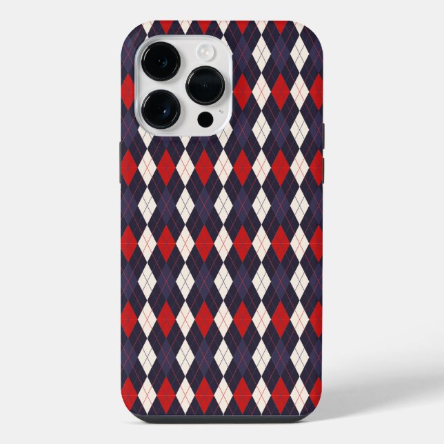 Rote Raute iPhone 14 Pro Max Hülle (Rückseite)