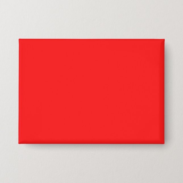 Rote Rechteck-Taste - Anpassbares Abzeichen Button (Vorderseite)