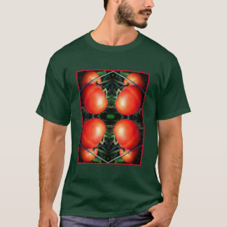Rote Reifegartoffeln auf dem Weinberg Abstrakt T-Shirt