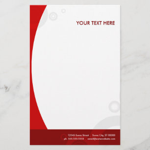 rote Ringe Briefpapier