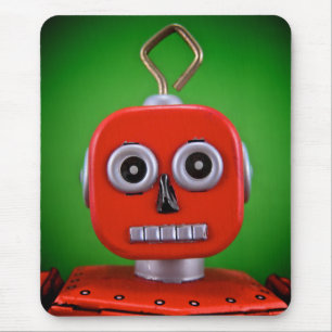 Rote Robot-Mauspad Mousepad