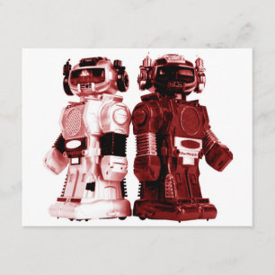 rote Roboter Einladung