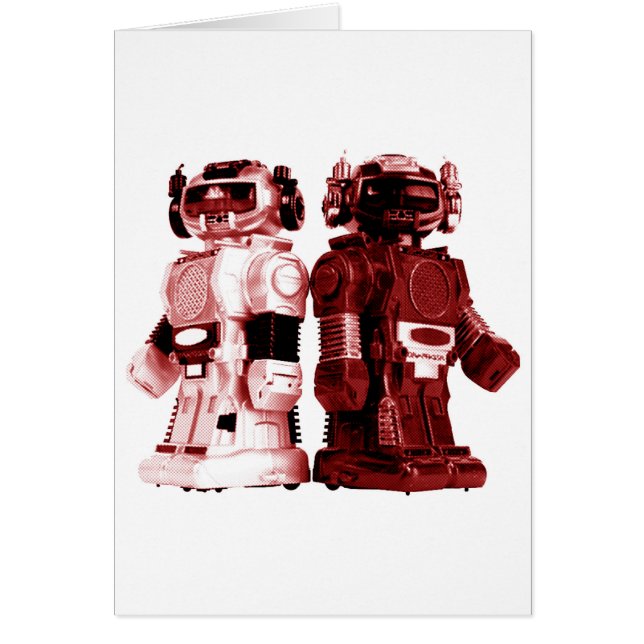 rote Roboterkarte (Vorne)