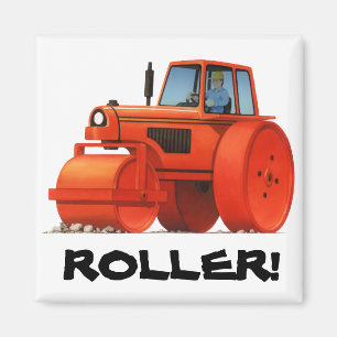 Rote Rolle Magnet