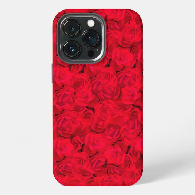 Rote Romantik iPhone 13 Pro Hülle (Hinten)