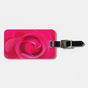 Rote Rosa Rose Gepäckanhänger