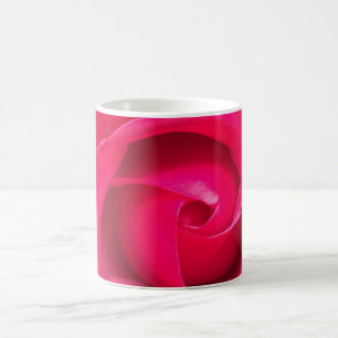 Rote Rosa Rose Kaffeetasse