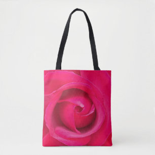 Rote Rosa Rose Tasche