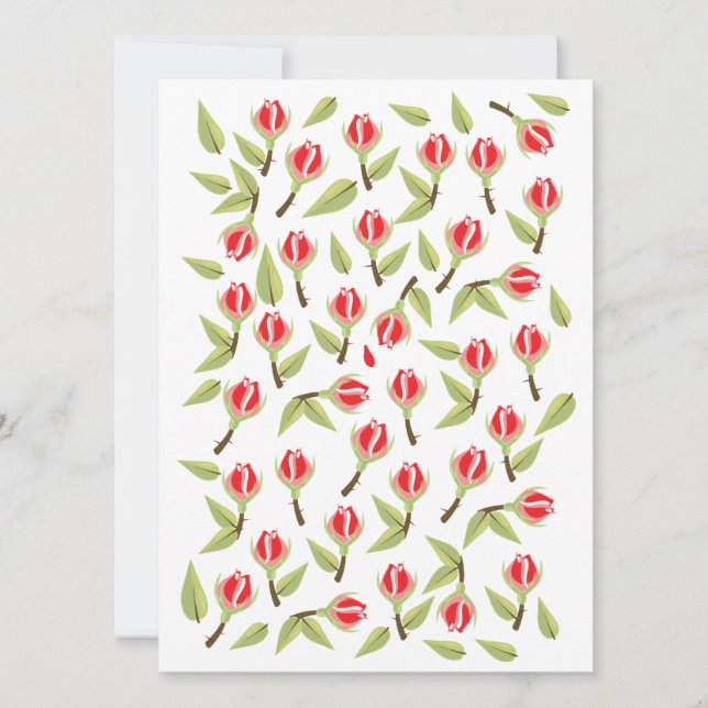 Rote Rose (Vorderseite)