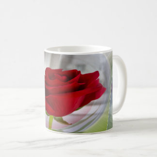 Rote Rose 2 Kaffeetasse
