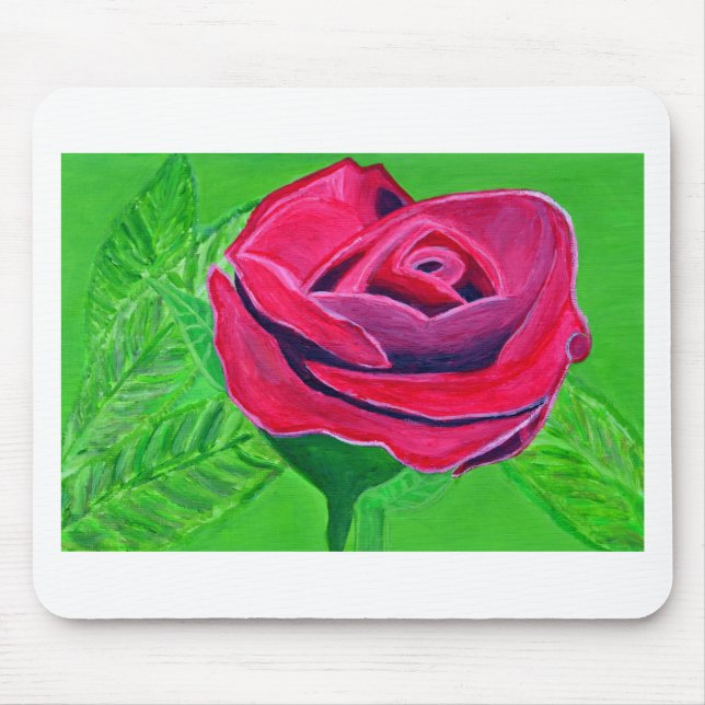 ROTE ROSE 2 MOUSEPAD (Vorne)