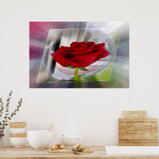 Rote Rose 2 Poster