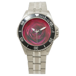 Rote Rose beobachtet romantische Armbanduhren der 