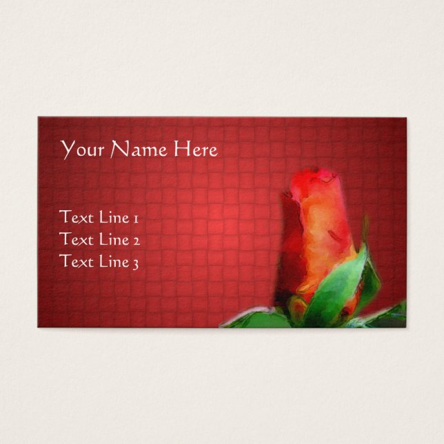 Rote Rose Blume Art Natur (Vorderseite)