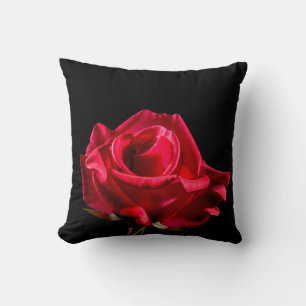 Rote Rose Blume Blumenkissen Kissen