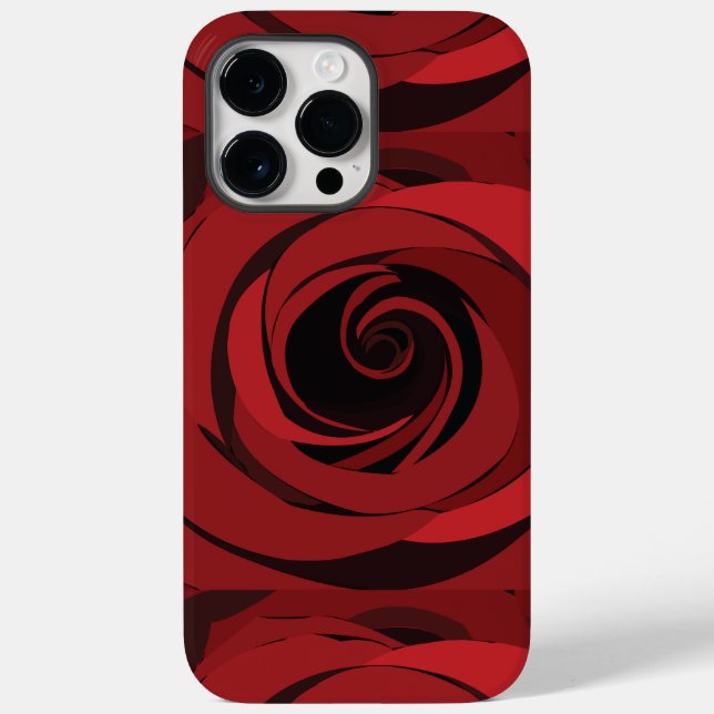 Rote Rose Blume Case-Mate iPhone 14 Pro Max Hülle (Rückseite)
