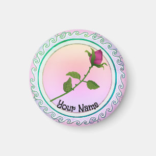 Rote Rose Blume Magnet