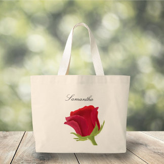 Rote Rose Bridesmaid Jumbo Stoffbeutel