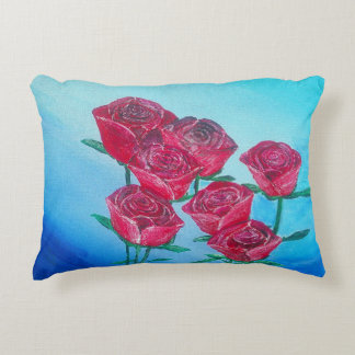 Rote Rose Dekokissen