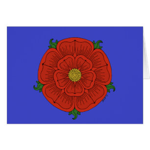 Rote Rose der Lancaster Card