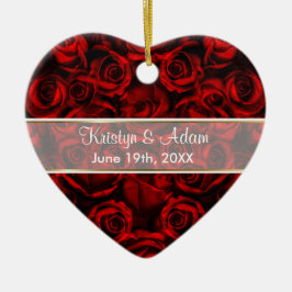 Rote Rose Elegance - Anpassen Keramikornament