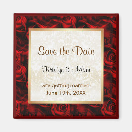 Rote Rose Elegance Magnet