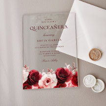 Rote Rose Elegant: Wunderschönes Quinceanera-Party