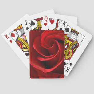 Rote Rose Fahrrad® Poker Spielkarten. Spielkarten