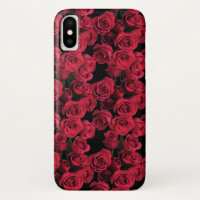 Rote Rose Garden Blume Floral iPhone X Fall