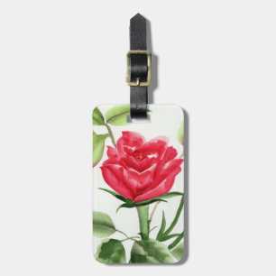 Rote Rose Gepäckanhänger