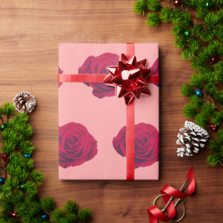 Rote Rose Geschenkpapier