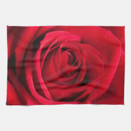 Rote Rose Geschirrtuch