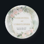 Rote Rose Goldmedaille Glitzer Eukalyptus Hochzeit Pappteller<br><div class="desc">Erleben Sie das bezaubernde Elegant Greenery Foliage Imitats Gold Paper Plate - eine unglaubliche Ergänzung zu jeder Hochzeitsfeier! Dieser Teller besticht durch sein kompaktes Design aus üppiger Vegetation und goldenen Imitaten und besticht durch Eleganz und Charme. Ideal, um Ihren besonderen Tag mit einer Touch von Eleganz zu bereichern, werden diese...</div>