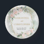 Rote Rose Goldmedaille Glitzer Eukalyptus Hochzeit Pappteller<br><div class="desc">Erleben Sie das bezaubernde Elegant Greenery Foliage Imitats Gold Paper Plate - eine unglaubliche Ergänzung zu jeder Hochzeitsfeier! Dieser Teller besticht durch sein kompaktes Design aus üppiger Vegetation und goldenen Imitaten und besticht durch Eleganz und Charme. Ideal, um Ihren besonderen Tag mit einer Touch von Eleganz zu bereichern, werden diese...</div>