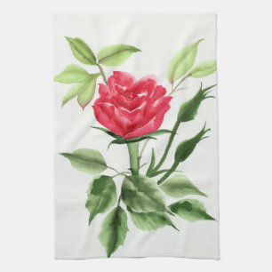 Rote Rose Handtuch